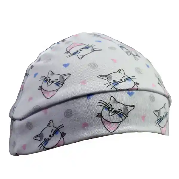 Gorro Estampado Bebé Niña - Cobalto