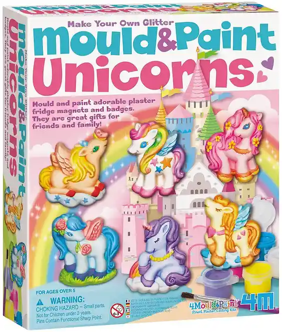 Kit Para Pintar Y Moldear Unicornios Broche Pin Manualidades Niñas