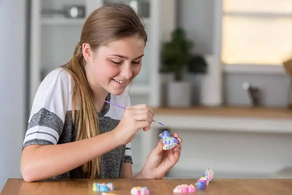 Kit Para Pintar Y Moldear Unicornios Broche Pin Manualidades Niñas