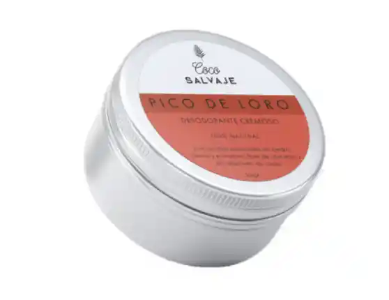 Desodorante Cremoso Natural Coco Salvaje Pico De Loro