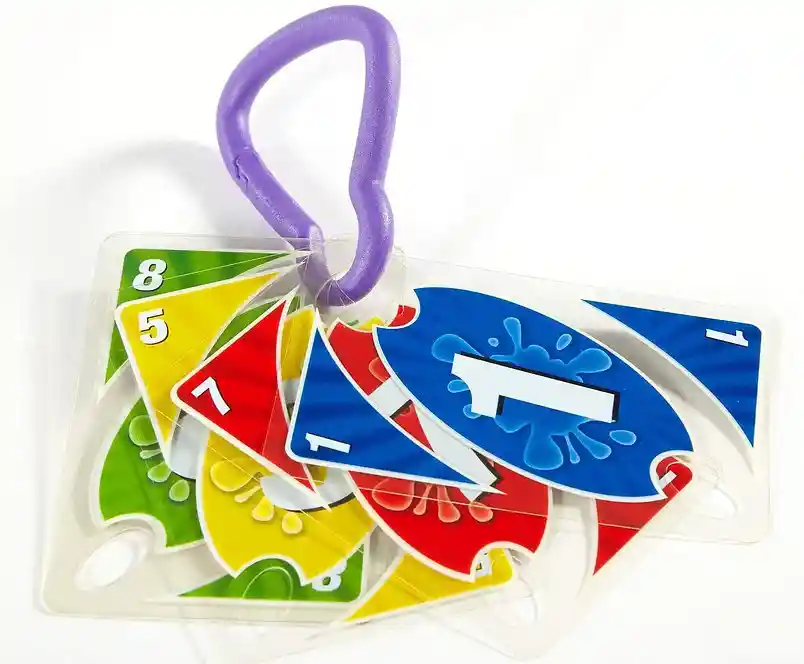 Uno Splash Juego De Cartas Original Uno H2o Uno Agua Llavero