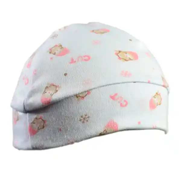 Gorro Estampado Bebé Niña - Salmón