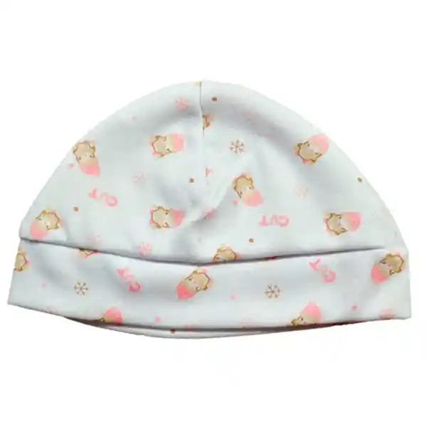 Gorro Estampado Bebé Niña - Salmón