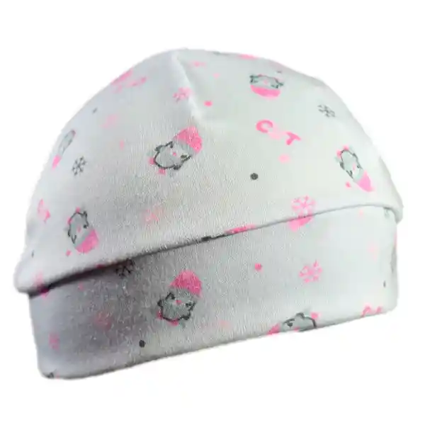 Gorro Estampado Bebé Niña - Palo De Rosa