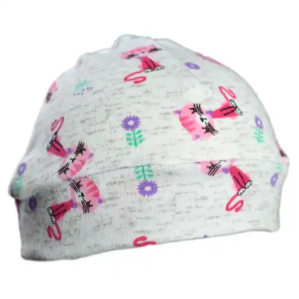 Gorro Estampado Bebé Niña - Fucsia