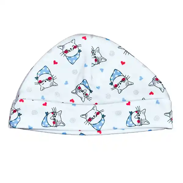 Gorro Estampado Bebé Niña - Turquesa