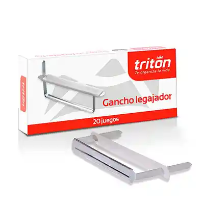 Gancho Legajador Metalico X20