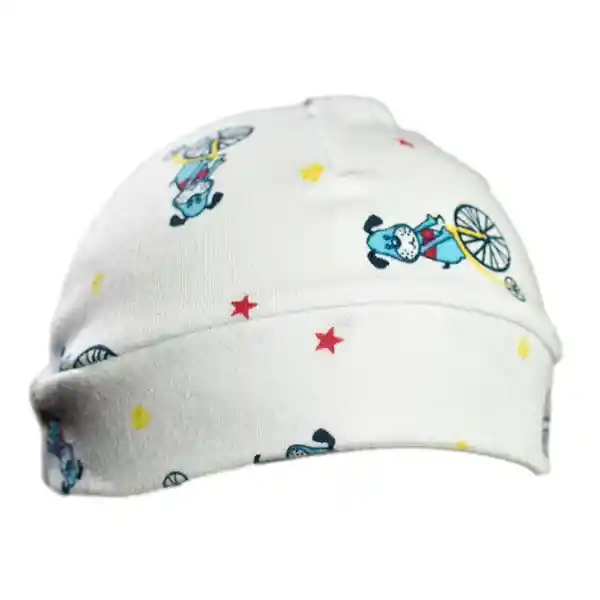 Gorro Estampado Bebé Niño - Azul Oscuro