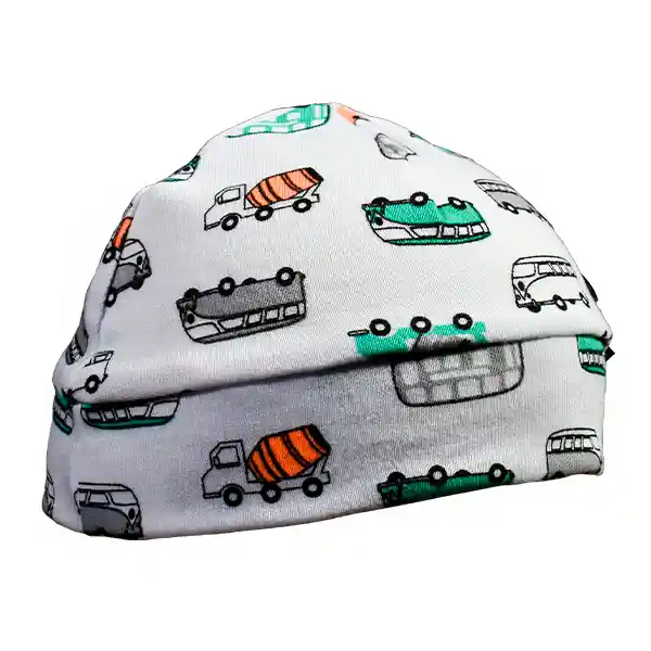 Gorro Estampado Bebé Niño - Verde Esmeralda