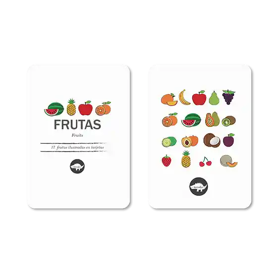 Kocodio Flashcards Las Frutas Cartas Didácticas