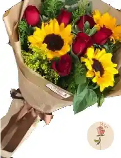 Girasoles Y Rosas Para Conmemorar