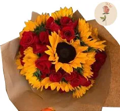 Rosas Y Girasoles Para Celebrar