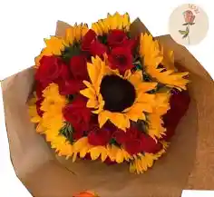 Rosas Y Girasoles Para Celebrar