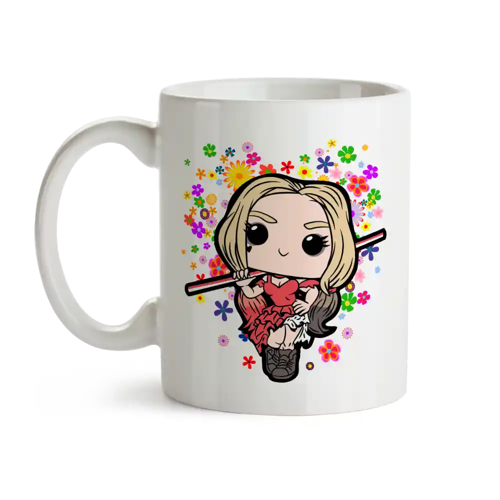 Mug Harley Quinn The Suicide Squad Tipo Pop