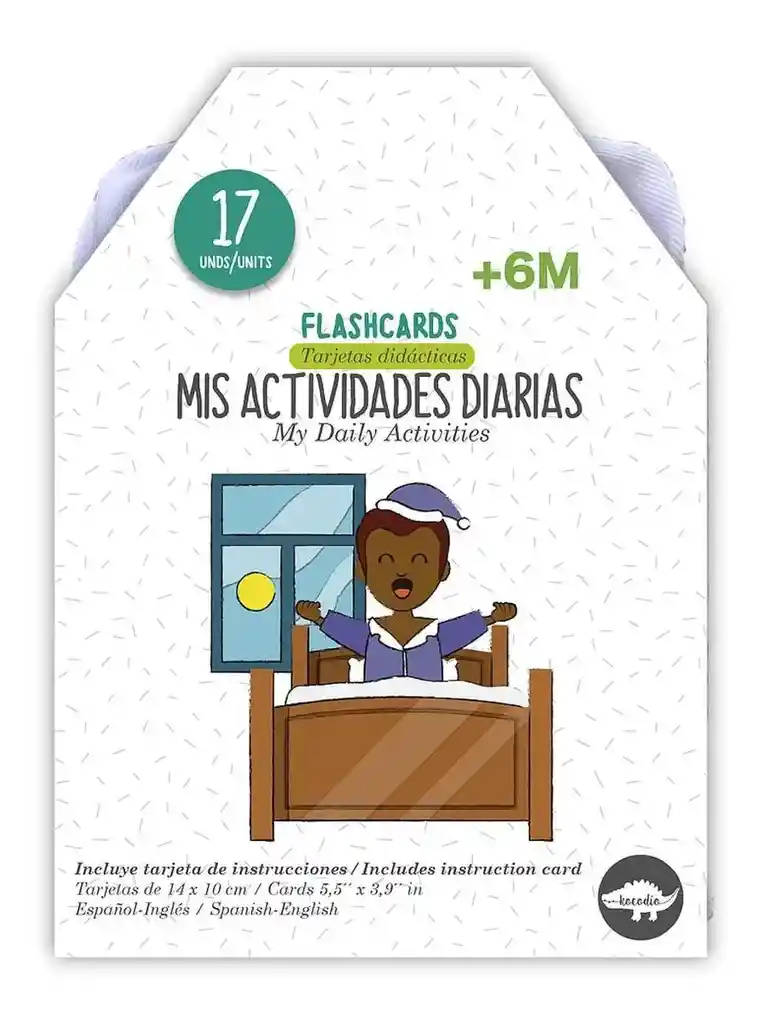 Kocodio Flash Cards Mis Actividades Diarias Juego Didáctico