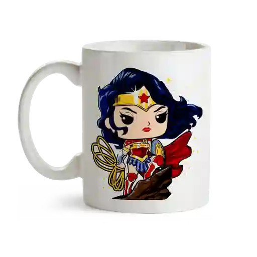 Mug Wonder Woman Jim Lee Tipo Pop