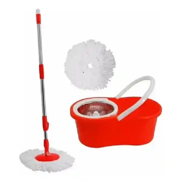 Trapeador Giratorio 360 Mas Balde Magic Mop 2 En 1