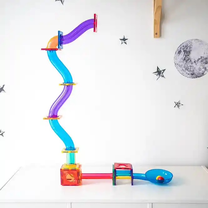 Juego Construcción De Laberintos Magnéticos 50 Piezas Niños