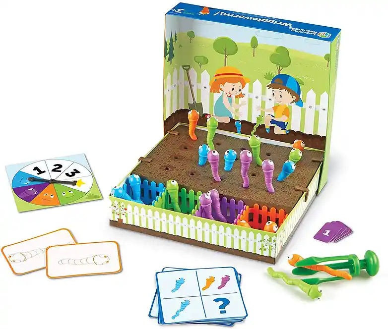 Juego De Mesa Motricidad Fina Colores Y Números Para Niños