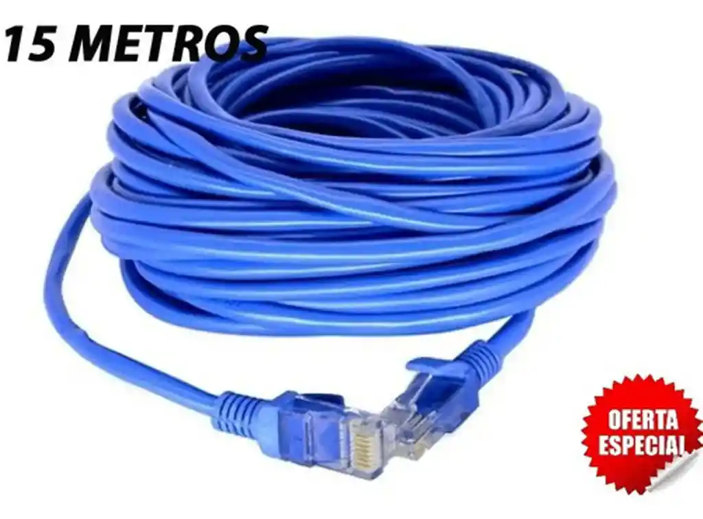 Cable Red Internet Rj45 Cat5 Utp-500 15 Metros