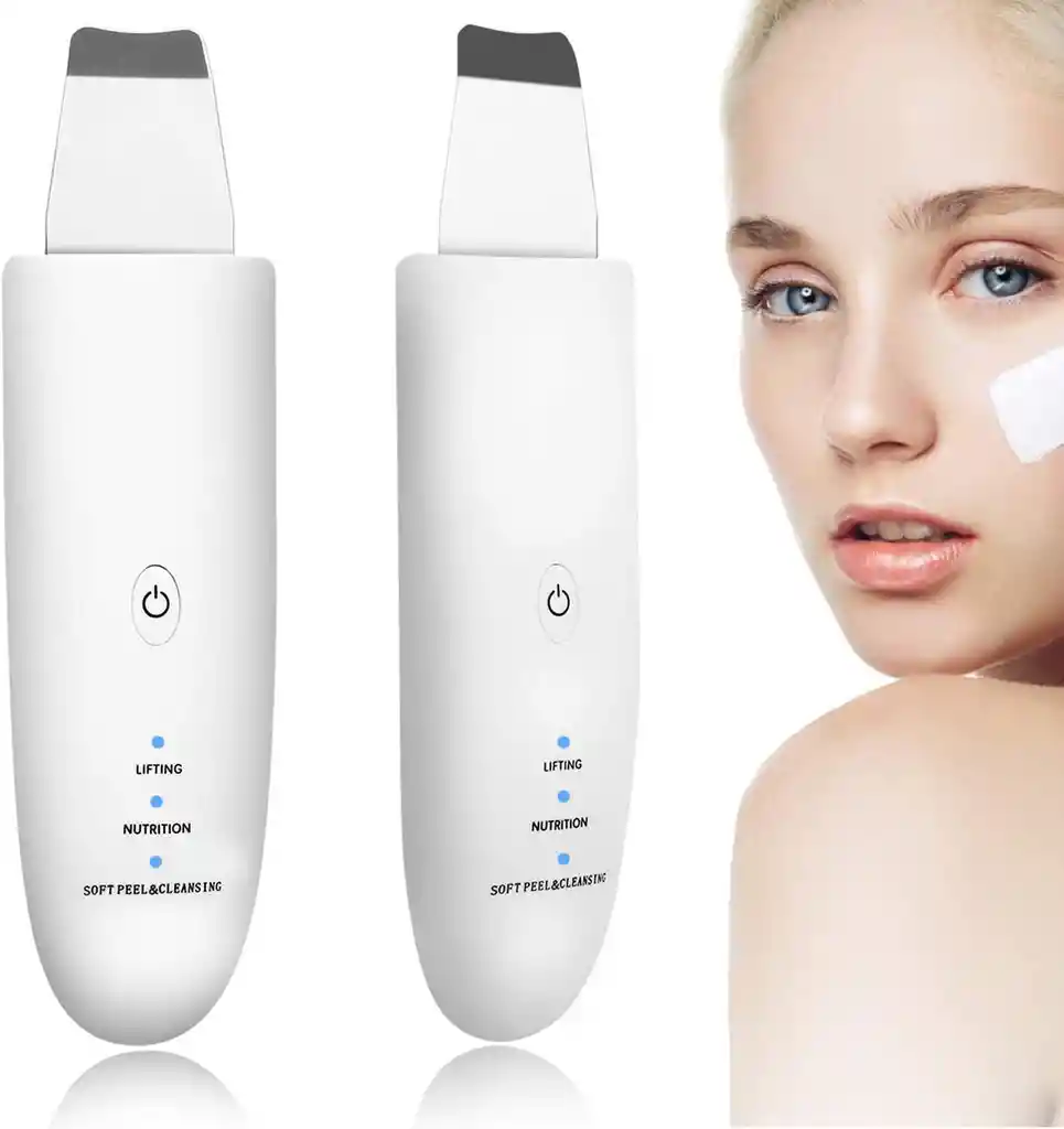 Limpiador Facial Ultrasónico 3 En1 Espátula Removedor Depura