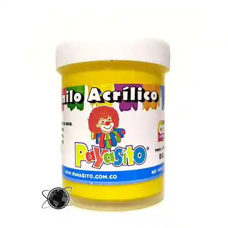 Payasito Vinilo Acrilico Amarillo 80Gr