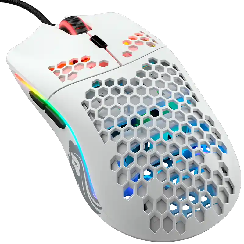 Rgb Mouse Gamer Glorious Model O-(Blanco)