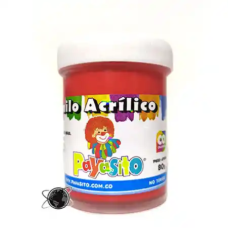 Payasito Vinilo Acrilico Rojo 80Gr