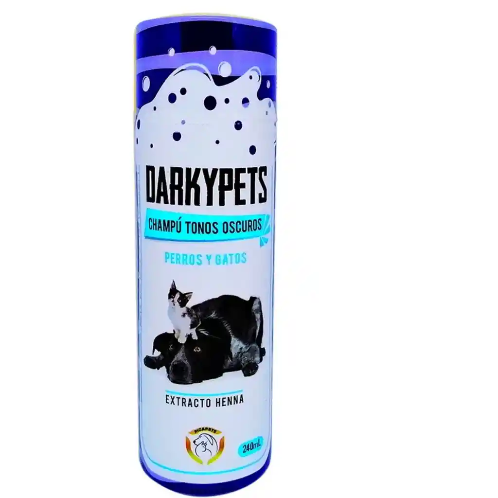 Darky Pets Champú para Perros y Gatos Pelajes Oscuros