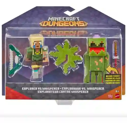 Mattel Set Minecraft Explorador Vs Whisperer Gtt53 De