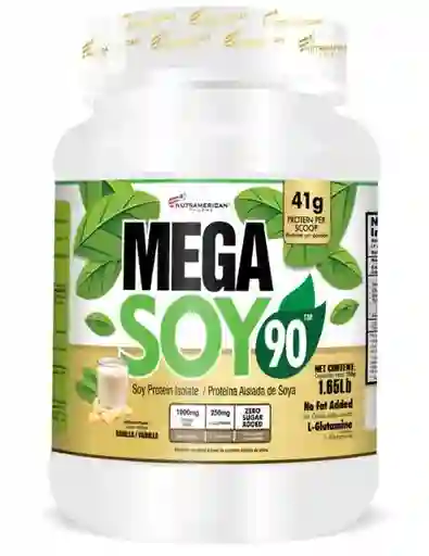 Mega Soy 90 Proteina De Soya 1.65 Lb Vainilla