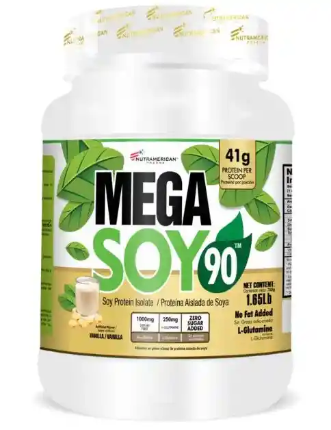 Mega Soy 90 Proteina De Soya 1.65 Lb Vainilla