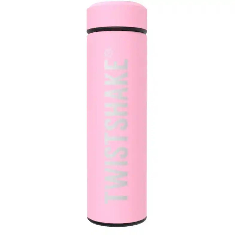 Termo Twistshake Para Líquidos Térmico 420 Ml 14 Oz Acero Rosa