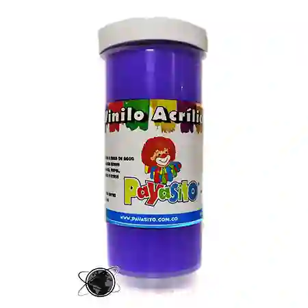 Payasito Vinilo Acrilico Morado 125G