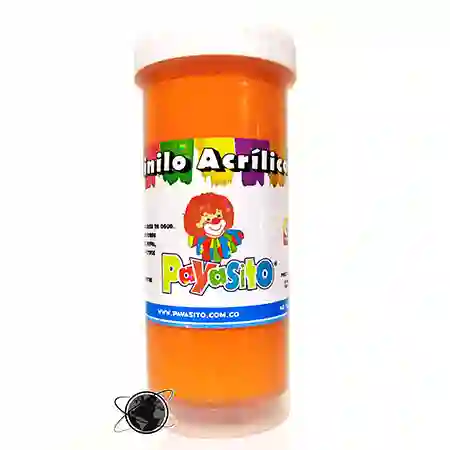 Payasito Vinilo Acrilico Naranja 125G