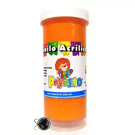 Payasito Vinilo Acrilico Naranja 125G