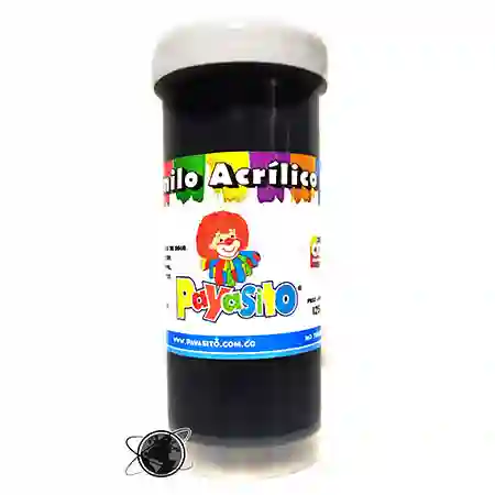 Payasito Vinilo Acrilico 125g Negro