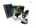 Kit Panel Solar Camping 3 Bombillas Usb Radio Mp3 Linterna