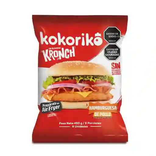 Kokoriko Hamburguesa de Pollo Apanado