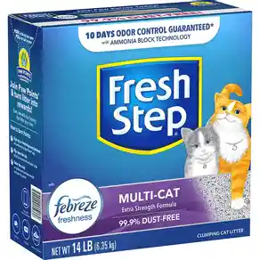 Fresh Step Multi Cat Con Febreze 20 Lbs