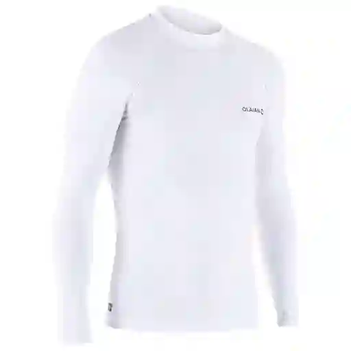 Olaian Camiseta Manga Larga Hombre Blanco Talla S