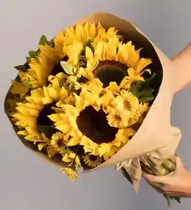 6 Girasoles Bouquet