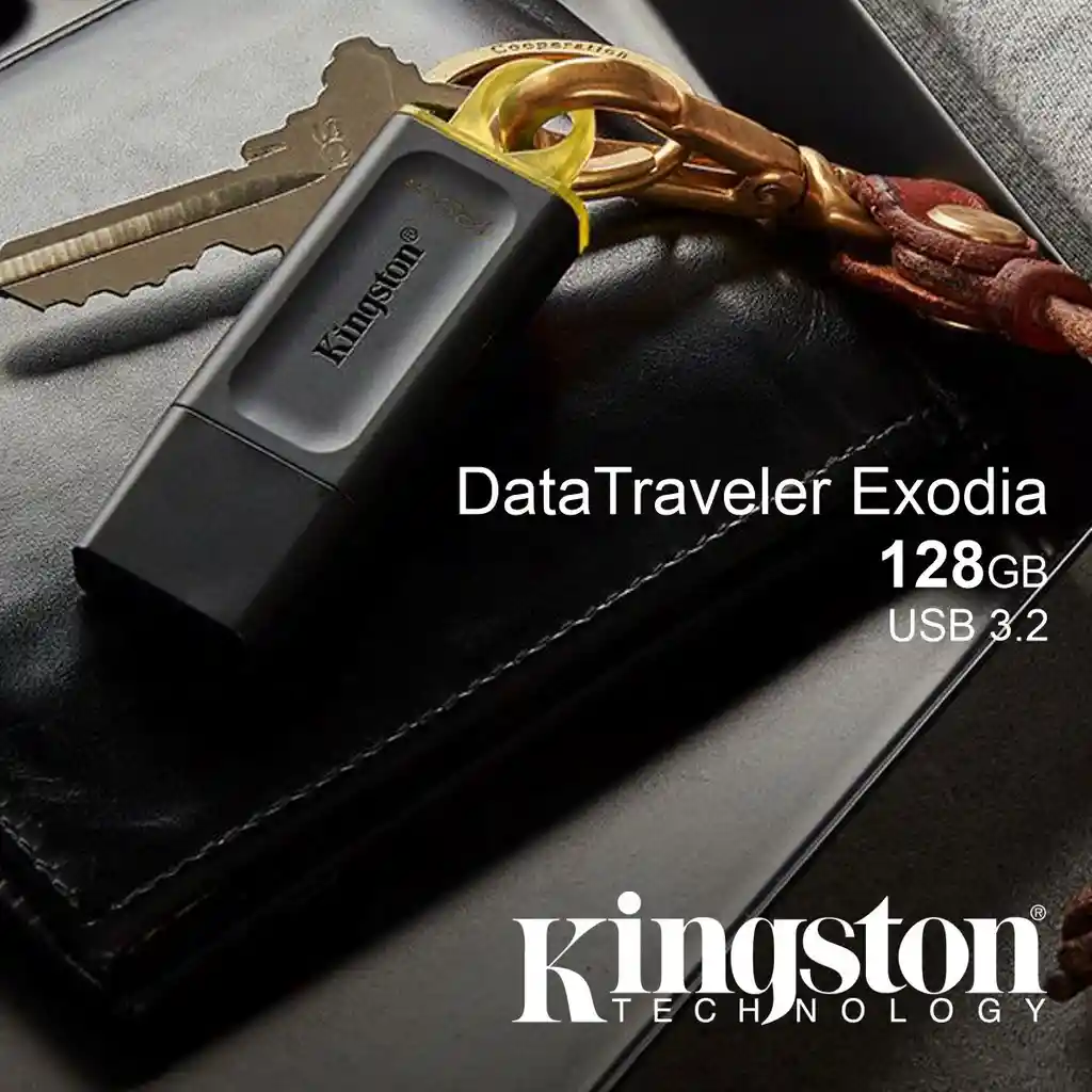 Kingston Memoria Portatil Usb 3.2128Gb Datatraveler Exodia