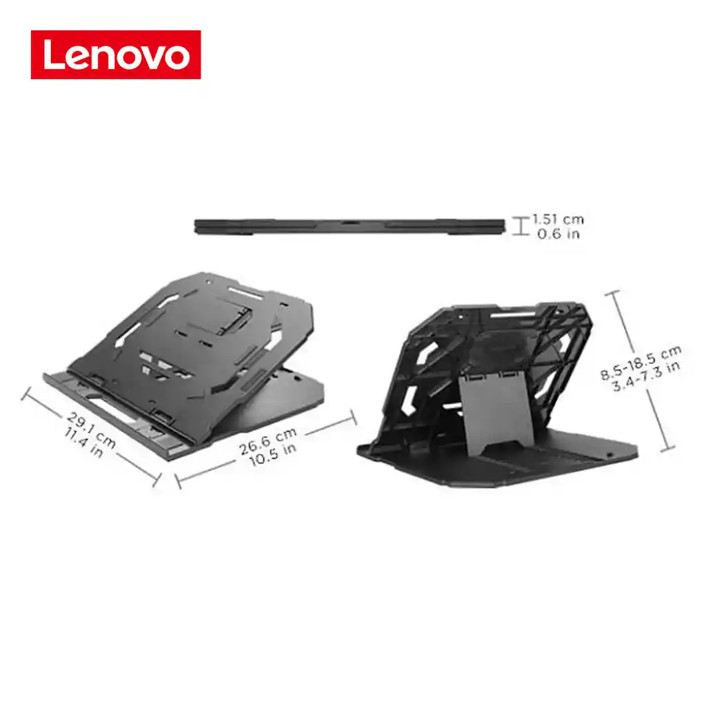 Base Lenovo 2en1 Para Portátil / Celular, Altura 10 Niveles