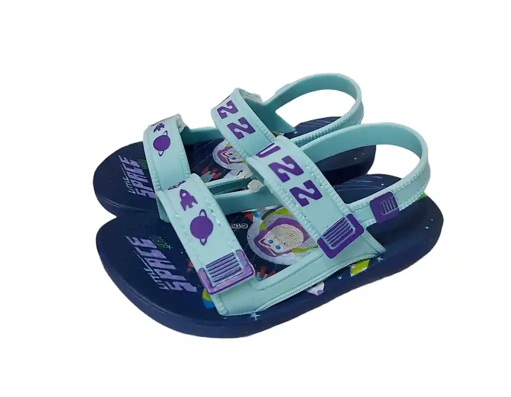 Sandalias Chanclas Bebe Infantil Magia Disney Toy Story Baby Niños Azul Oscuro Azul Claro Ref. Ipanema Af308 T.22