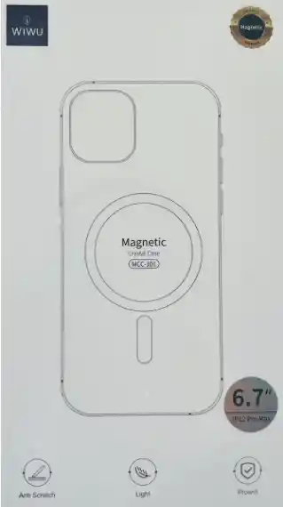 iPhone Carcasa O Estuche De Carga Magnetica Para12 Y 12 Pro (6.1") Wiwu