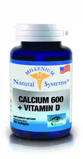 Calcium-vit-d-systems Calcium 600 + Vit D 100 Sg Natural Systems