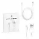 Cargador Original Iphone 12w + Cable Original Lightning 1m