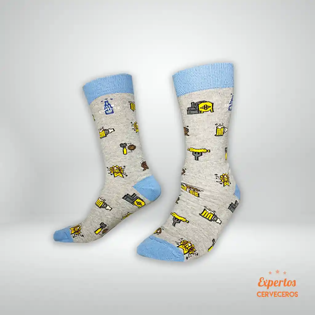 Medias Beer Festival Socks (gris Claro)