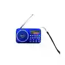 Radio Portatil Mini Bolsillo Am/fm Usb/mp3 Linterna Potente